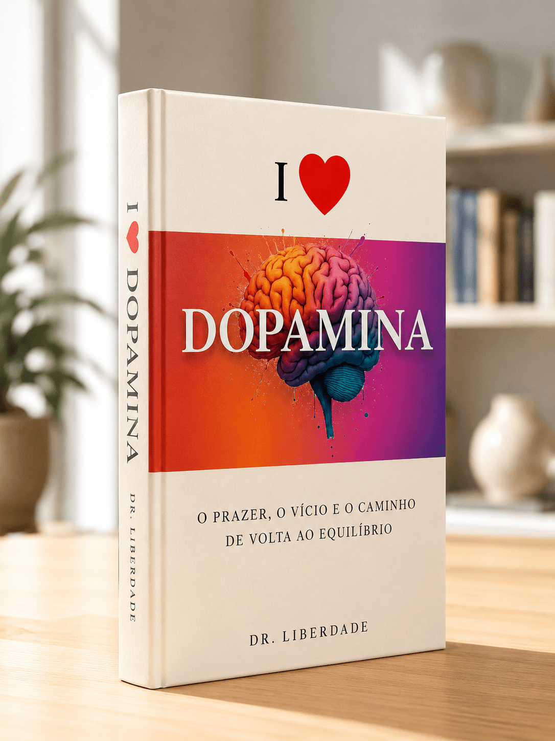 Capa de I Love Dopamina — prévia do livro