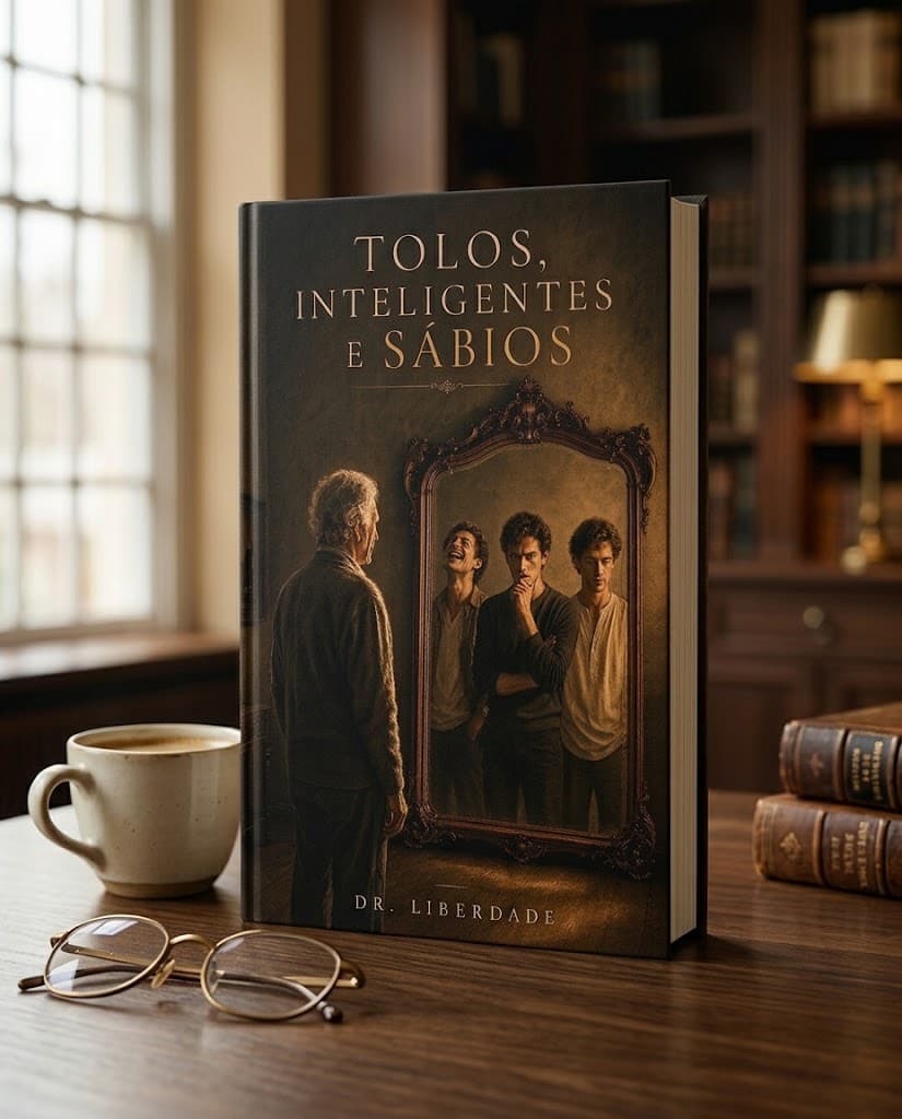 Portada de Tolos, Inteligentes y Sabios — novela de Dr. Libertad